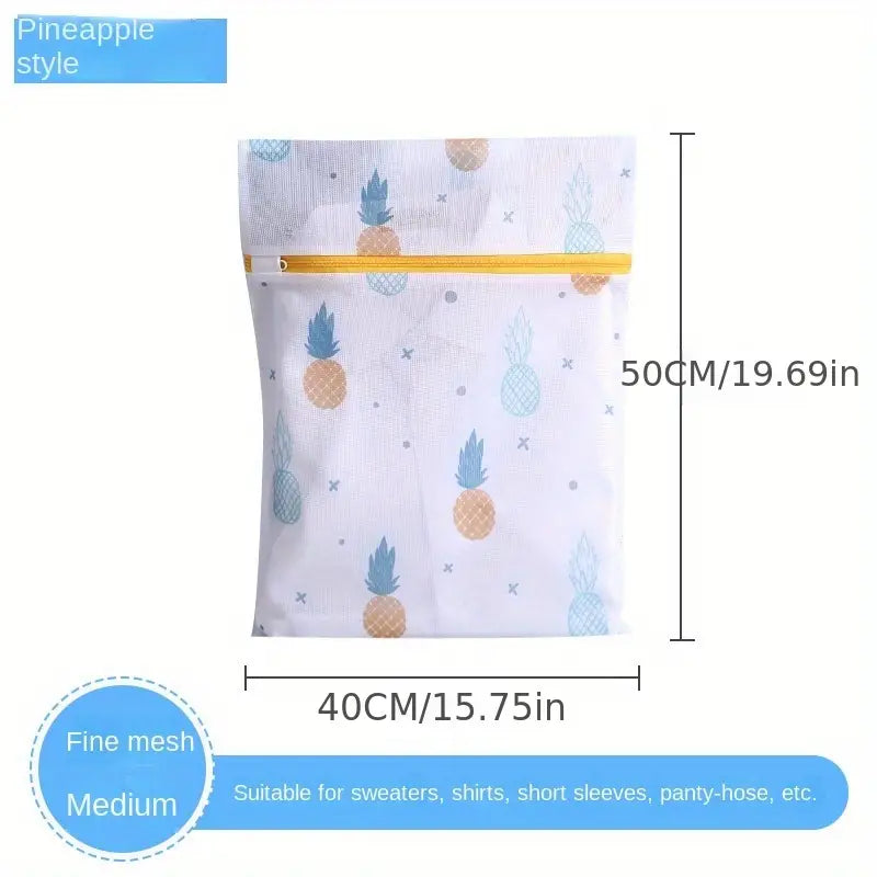 Fine Mesh Laundry Bag - Printed Bra and Lingerie Organizer